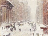  Snow Storm On The Avenue, 1917-1918